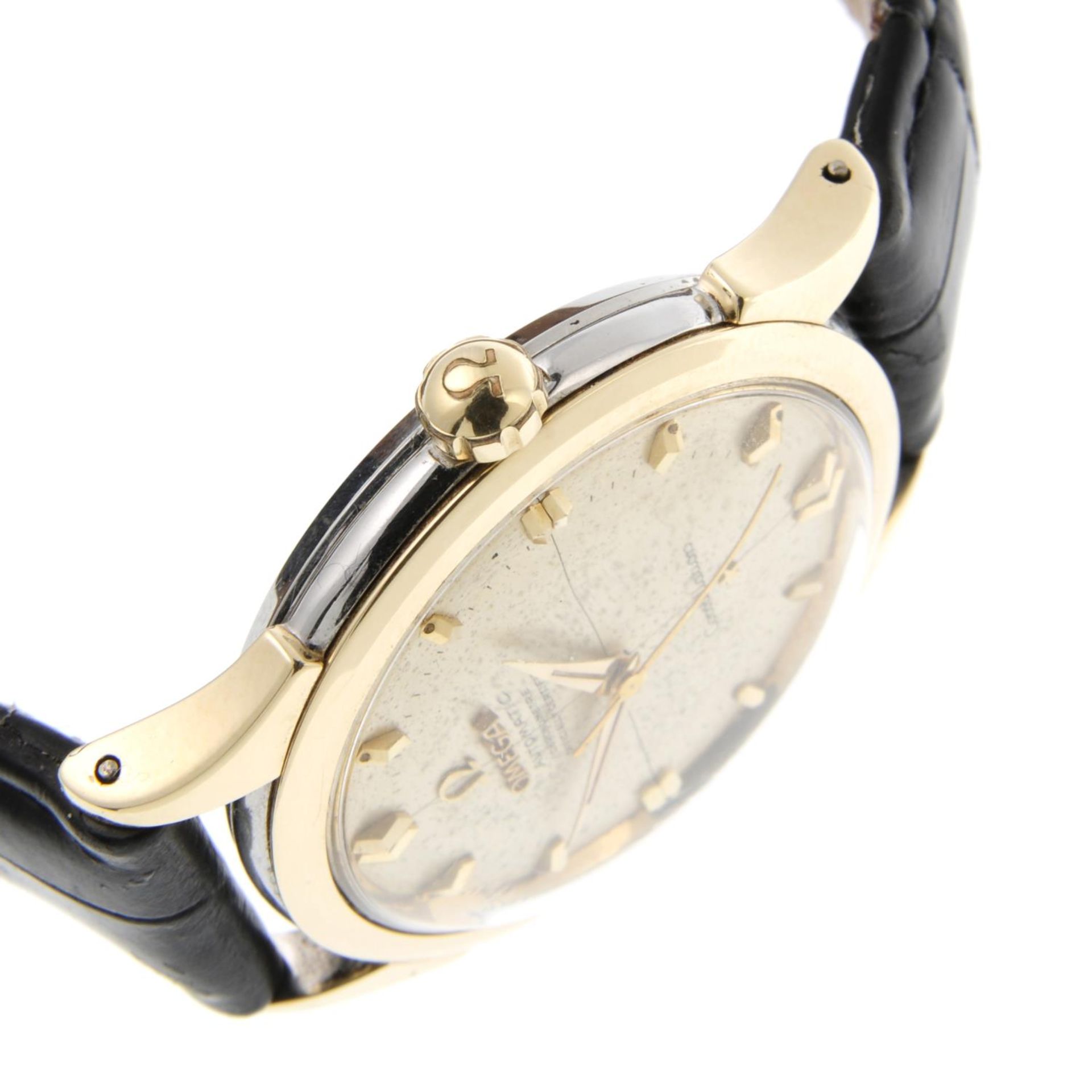 OMEGA - a gentleman's Constellation 'Pie-Pan' wrist watch. - Bild 5 aus 5