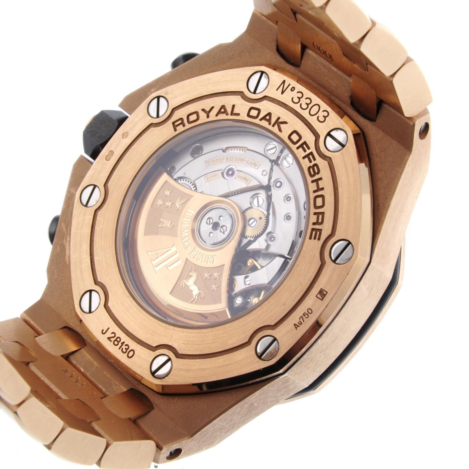AUDEMARS PIGUET - a gentleman's Royal Oak Offshore chronograph bracelet watch. - Bild 2 aus 4