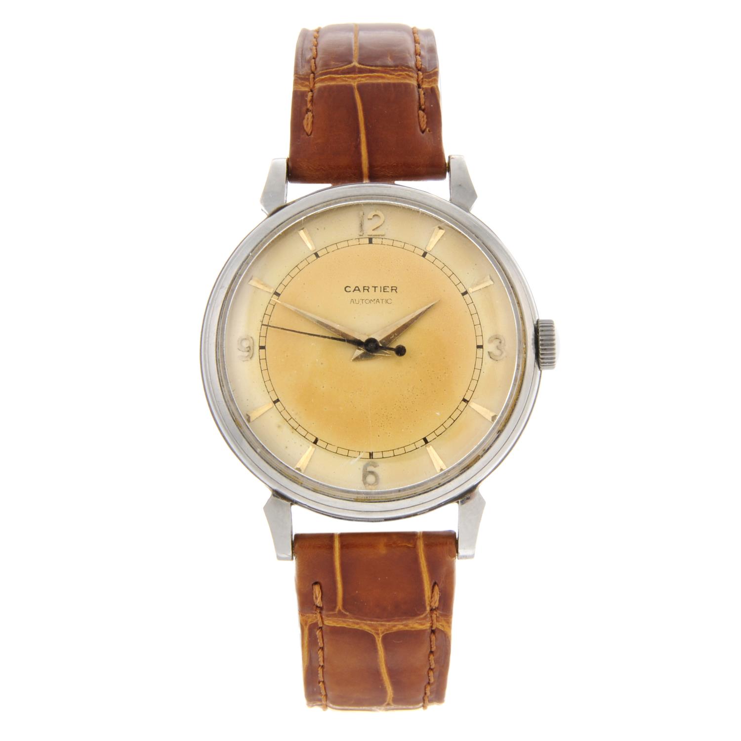 CARTIER - a gentleman's wrist watch.