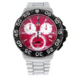 TAG HEUER - a gentleman's Formula 1 chronograph bracelet watch.
