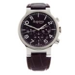 ASPREY - a gentleman's chronograph wrist watch.