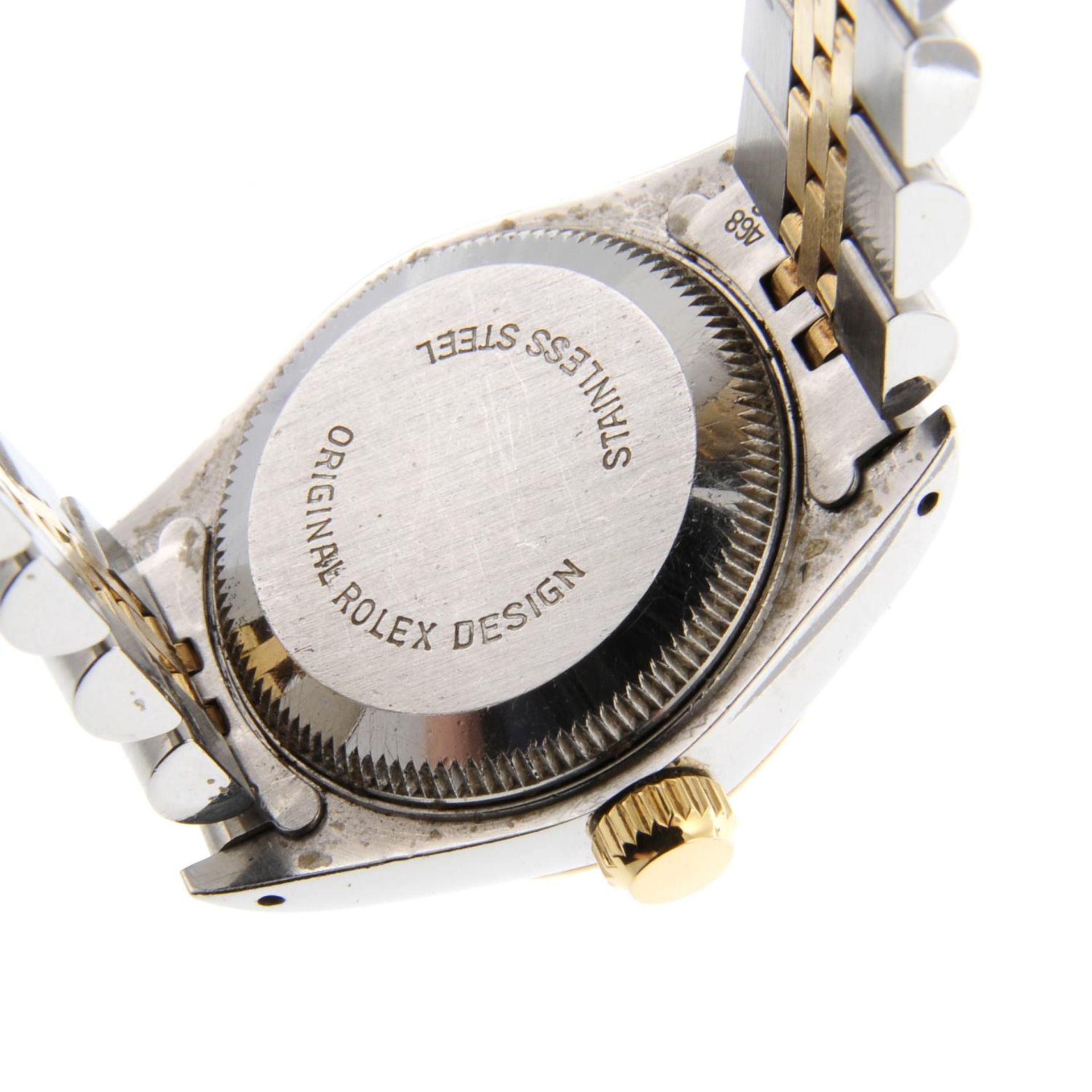 ROLEX - a lady's Oyster Perpetual Datejust bracelet watch. - Bild 5 aus 5