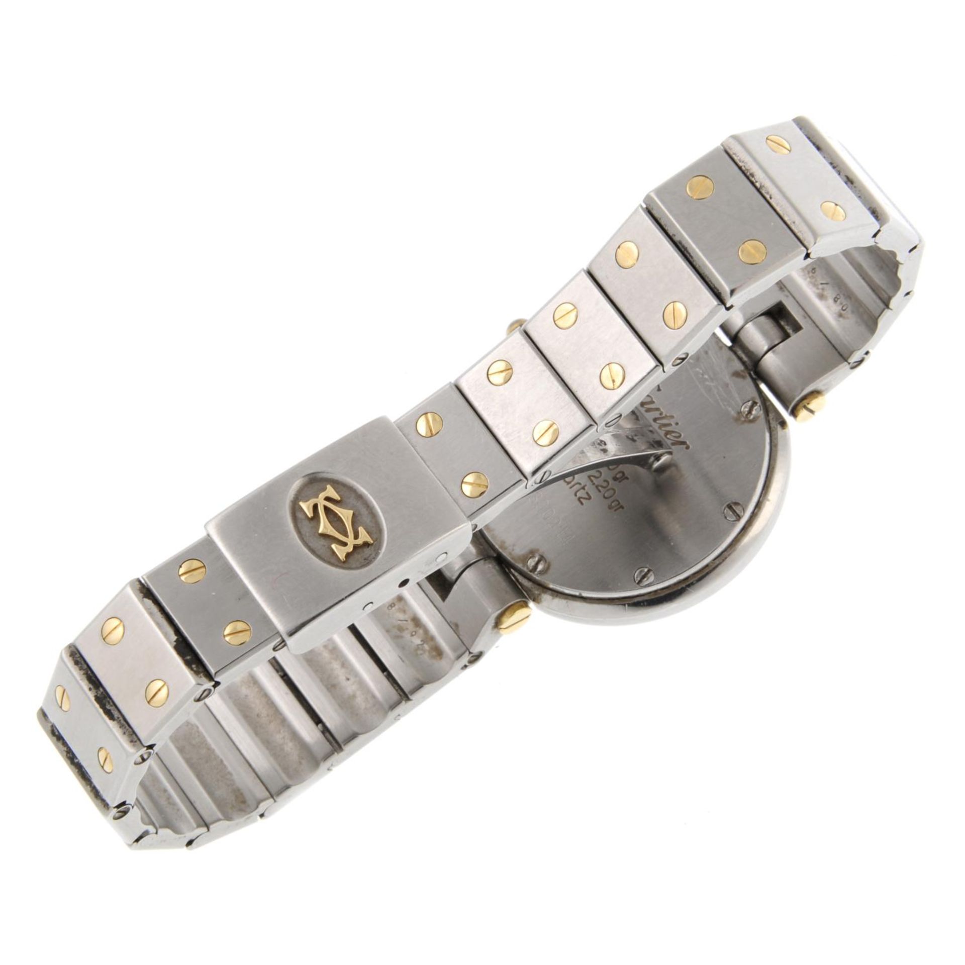 CARTIER - a lady's Santos Ronde bracelet watch. - Bild 2 aus 5