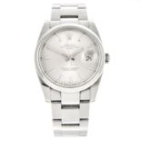 ROLEX - a gentleman's Oyster Perpetual Date bracelet watch.