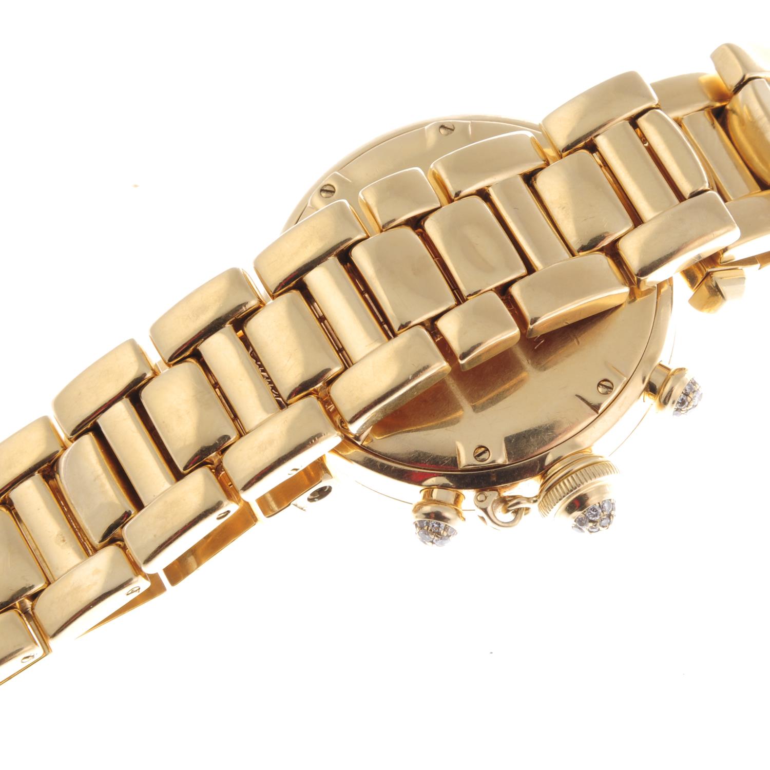 CARTIER - a Pasha chronograph bracelet watch. - Image 2 of 7