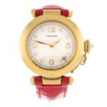 CARTIER - a lady's Pasha wrist watch.