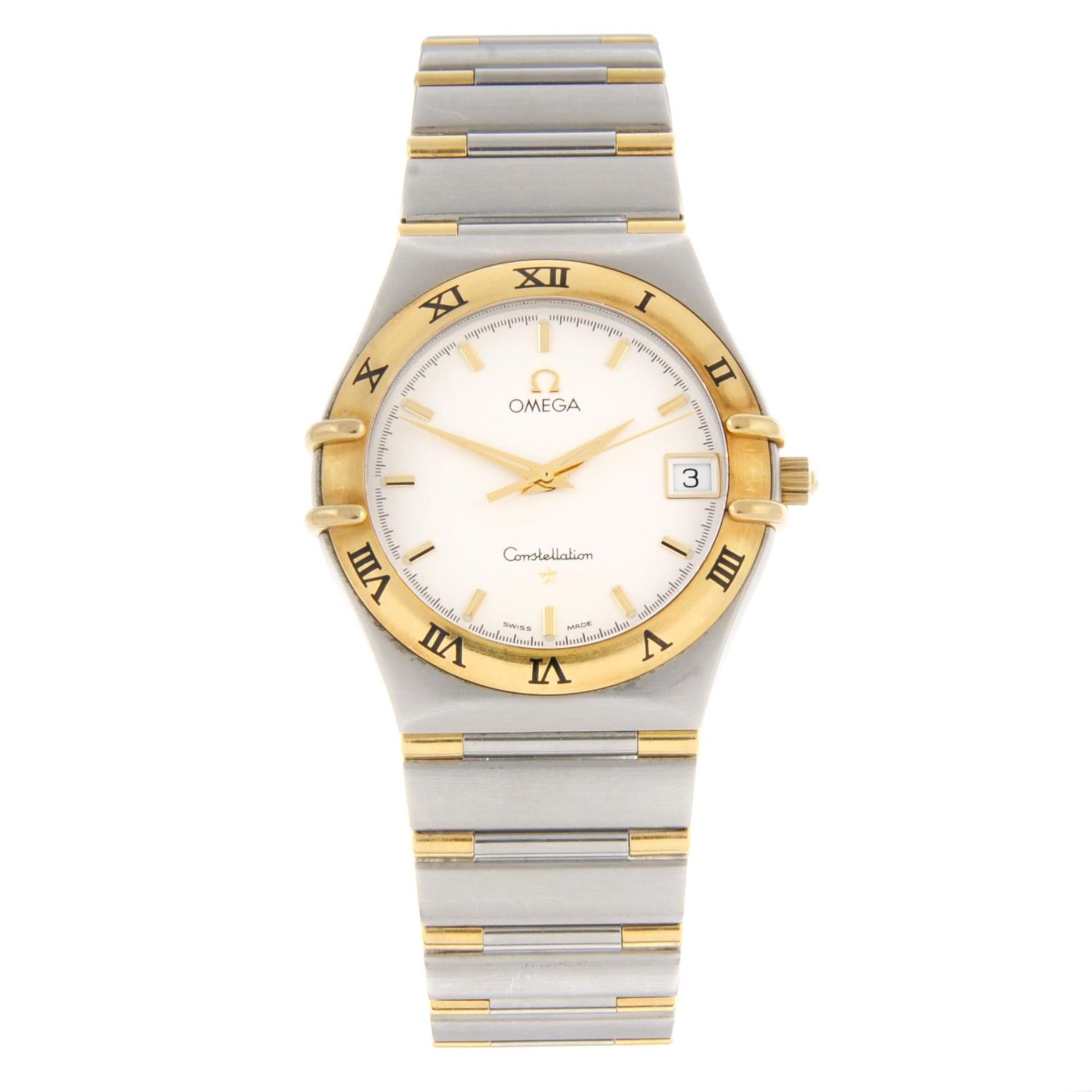 OMEGA - a gentleman's Constellation bracelet watch.