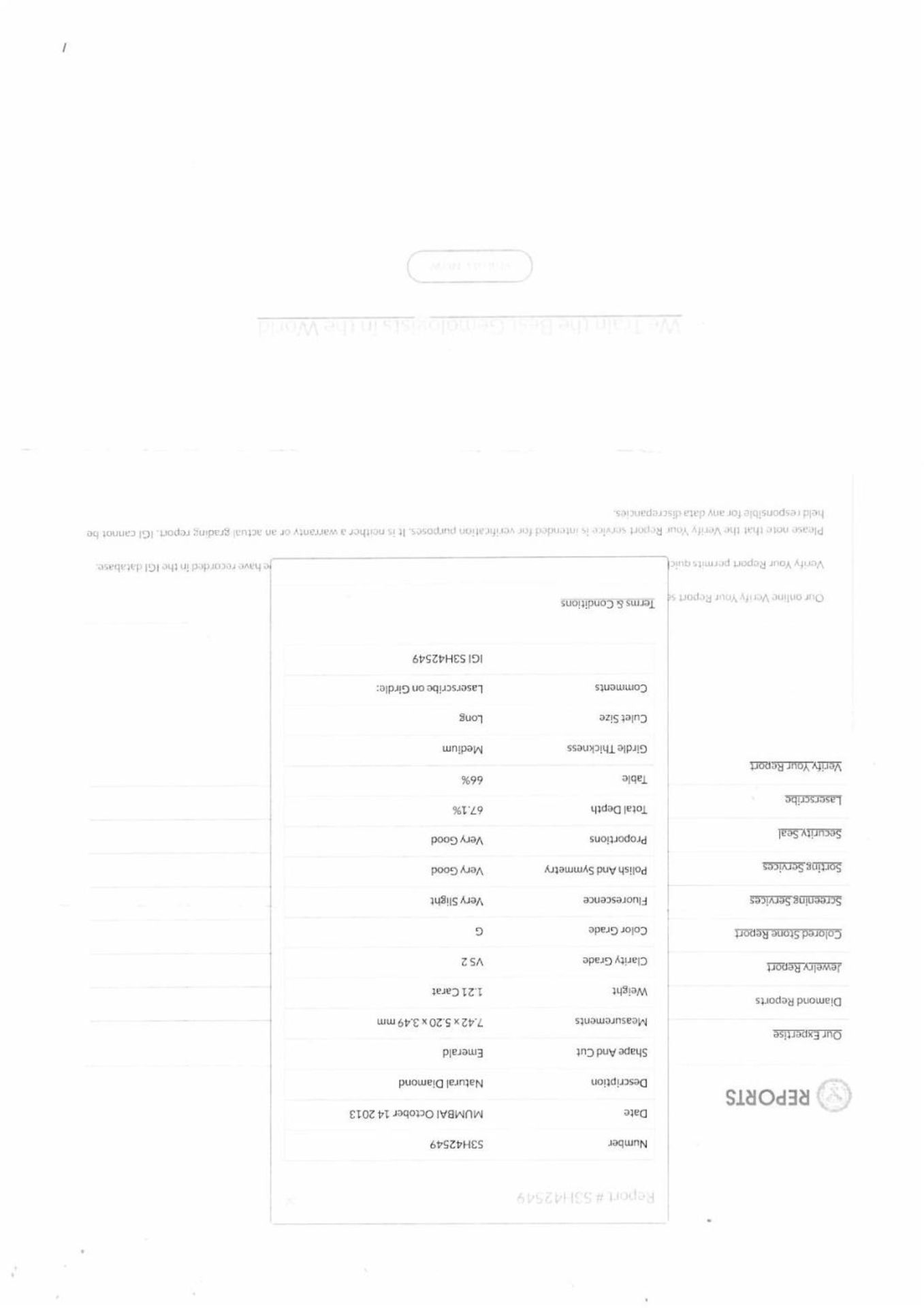 A rectangular-shape diamond. - Bild 3 aus 3