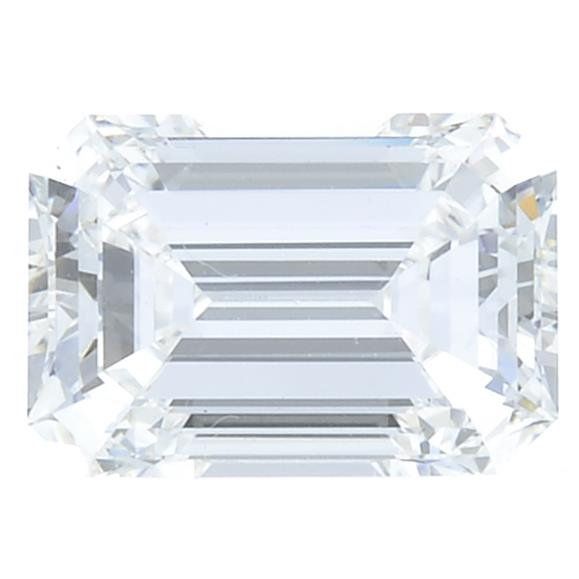 A rectangular-shape diamond.