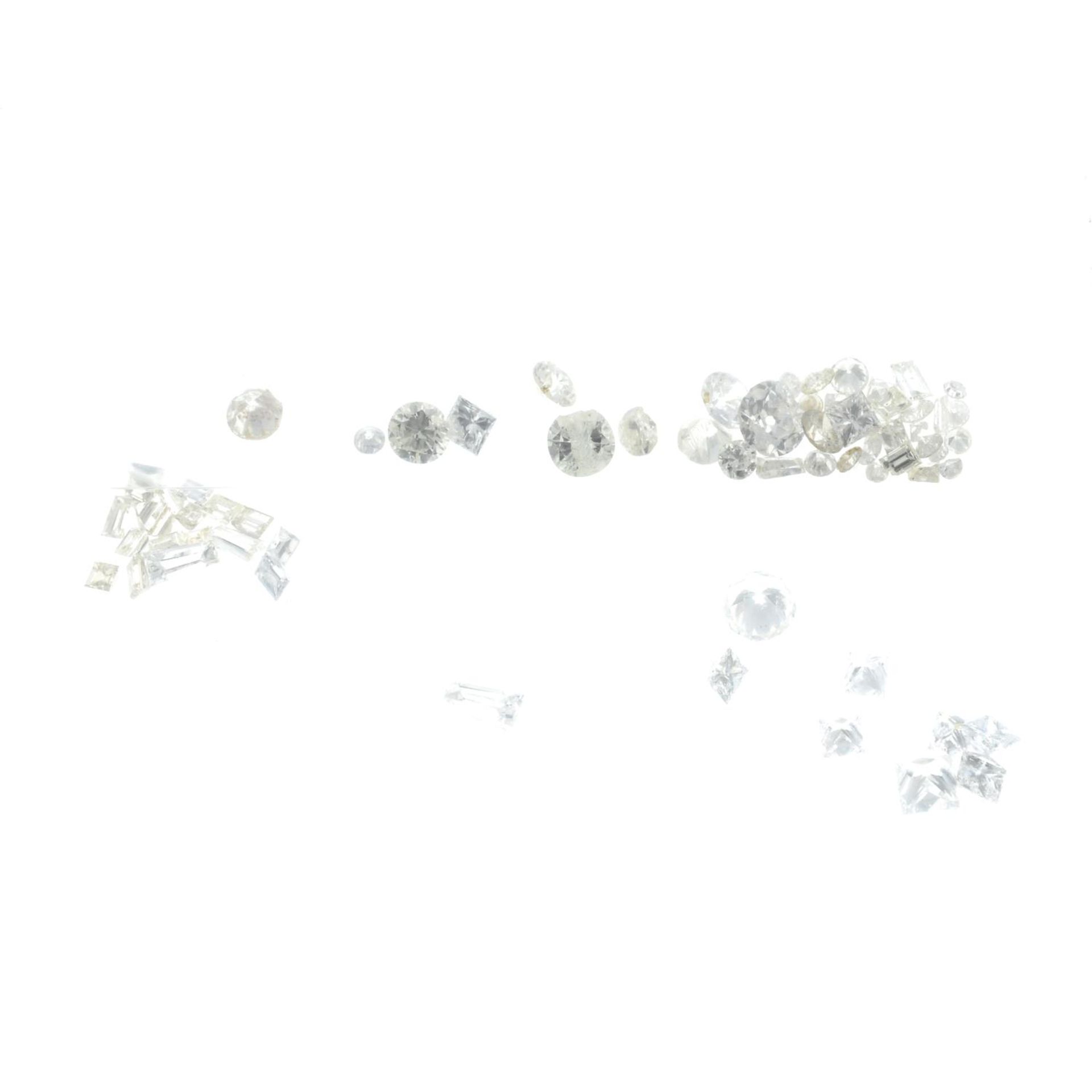 A small selection of vari-cut diamonds. - Bild 2 aus 2