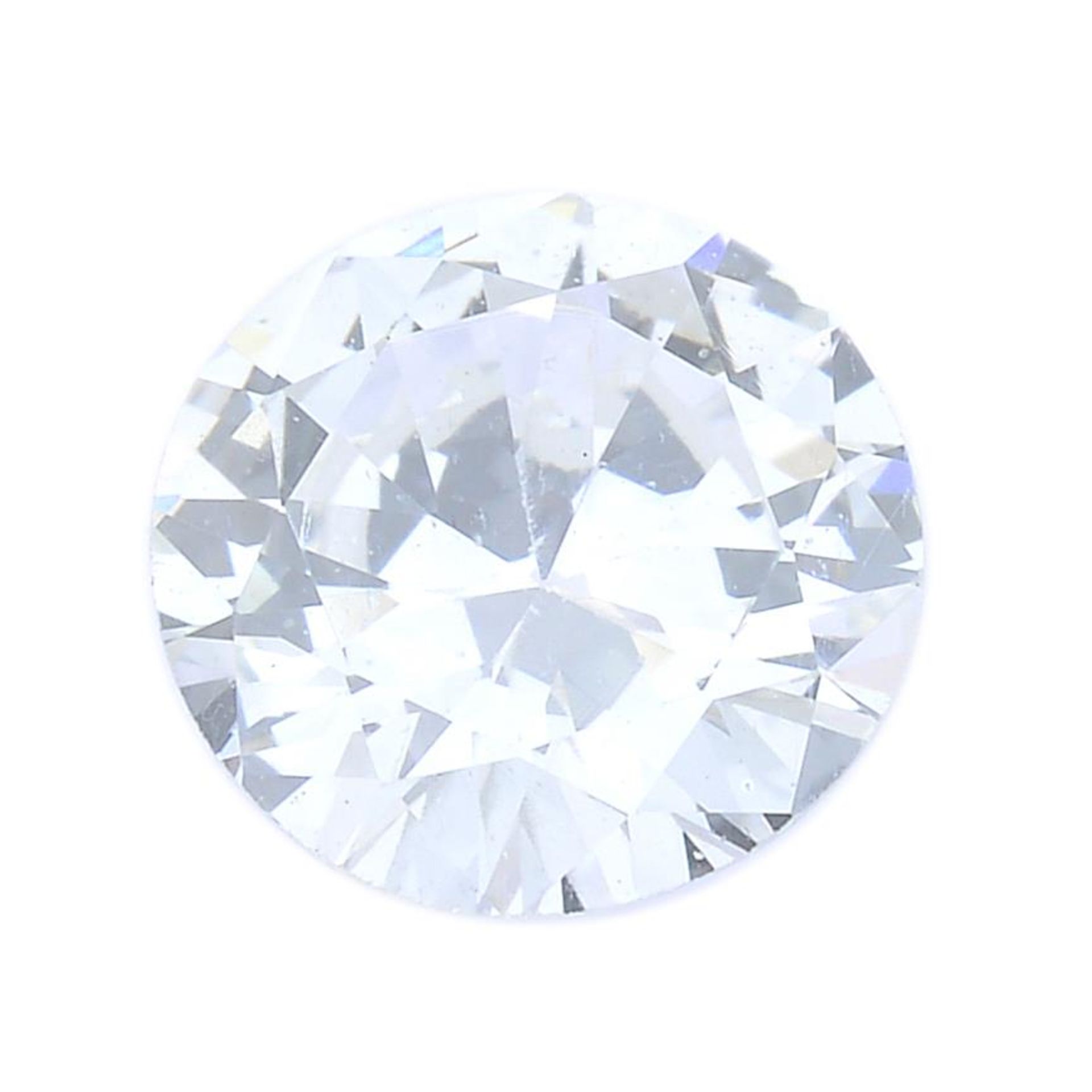 A brilliant-cut diamond.