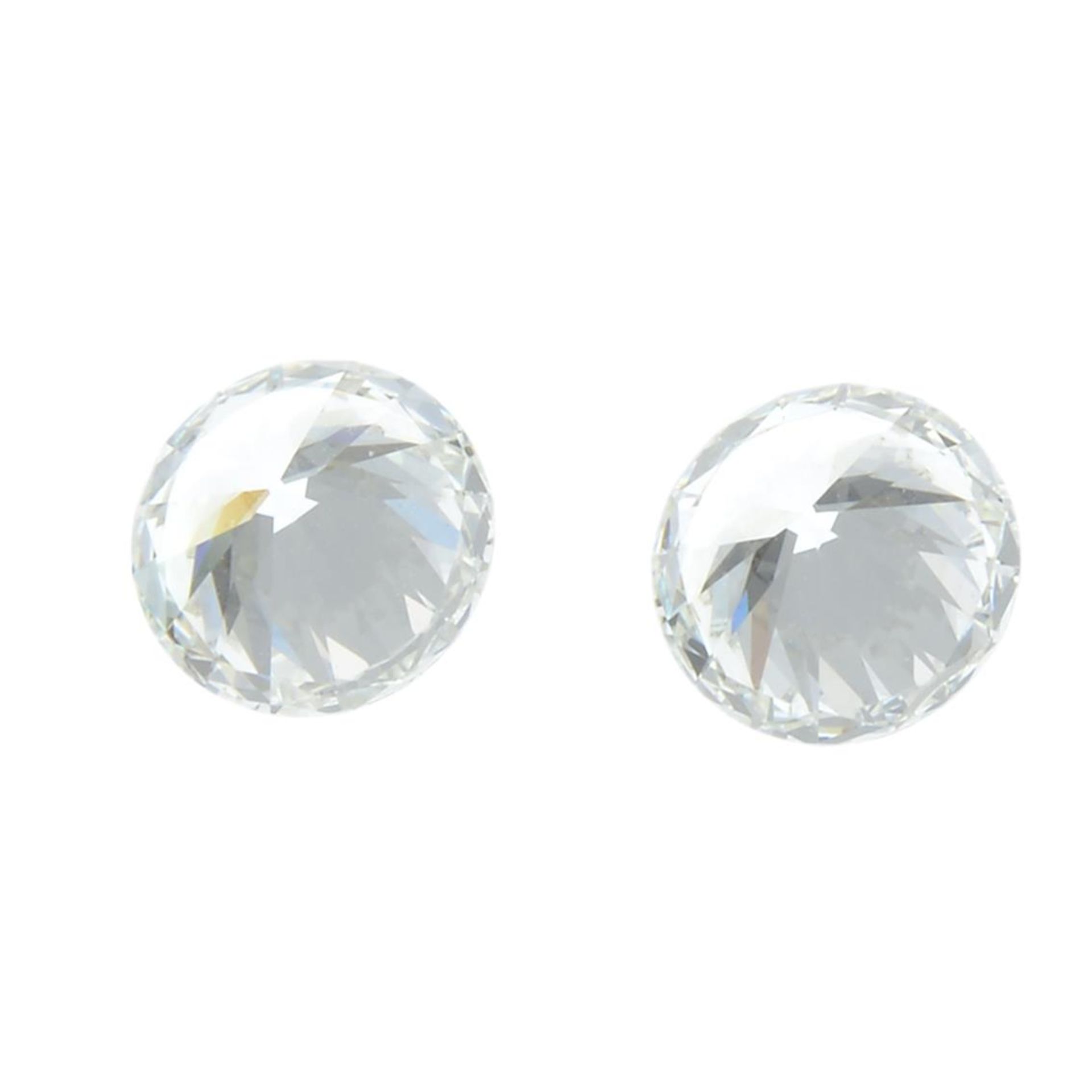 Two brilliant-cut diamonds. - Bild 2 aus 5