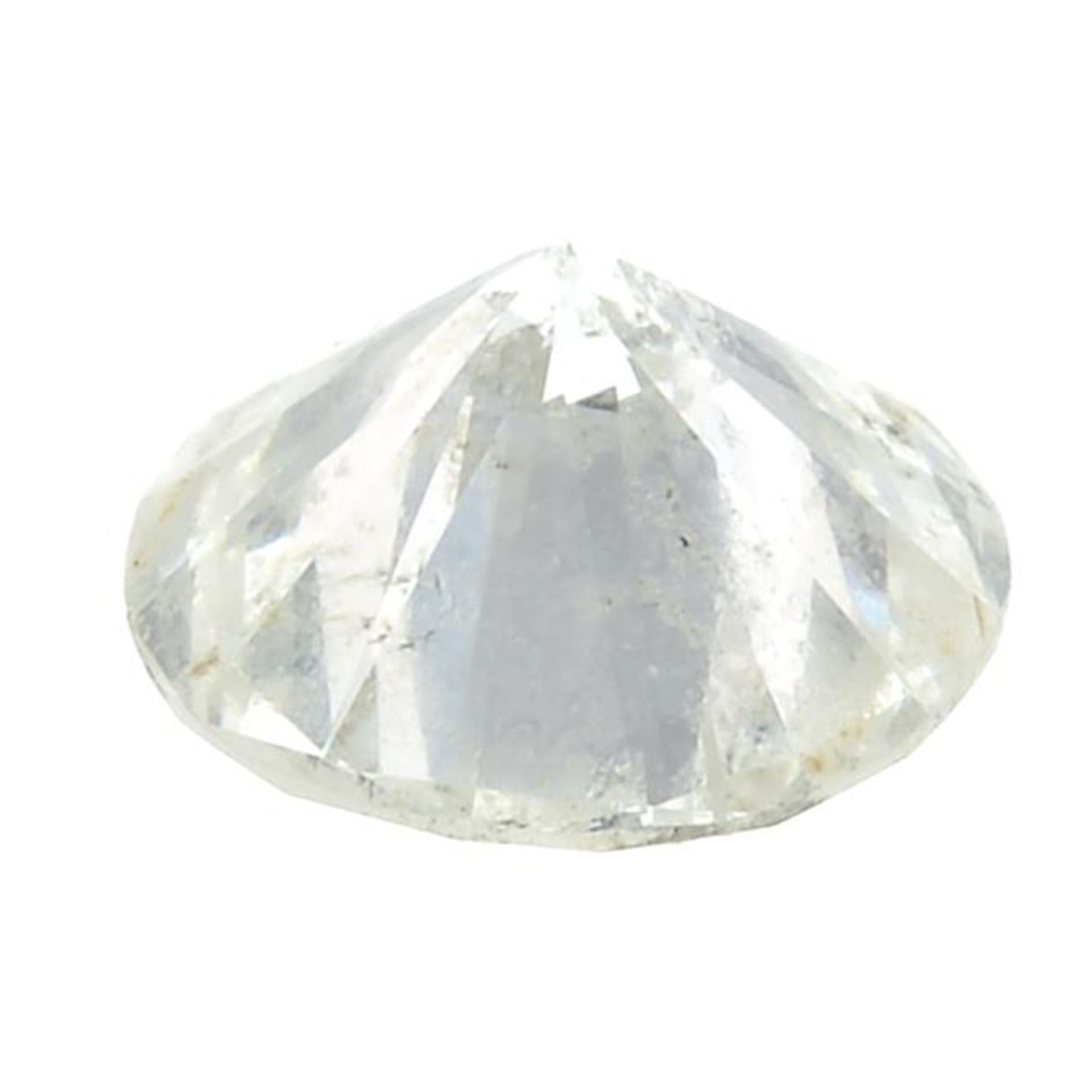 A brilliant-cut diamond. - Bild 2 aus 2