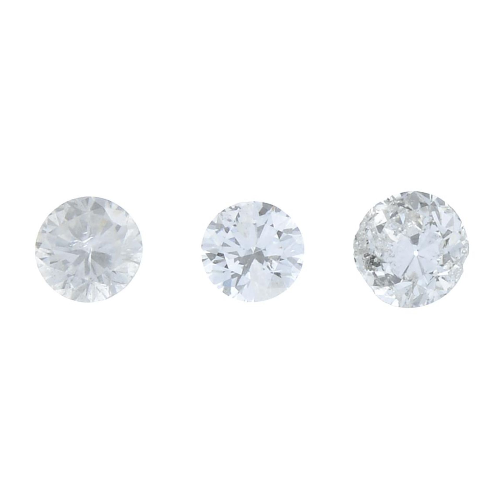 A selection of vari-shape diamonds.