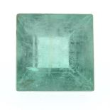 A square-shape emerald.