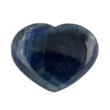 A heart-shape sapphire.