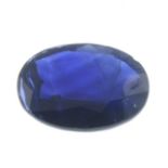 An oval-shape Thai sapphire.