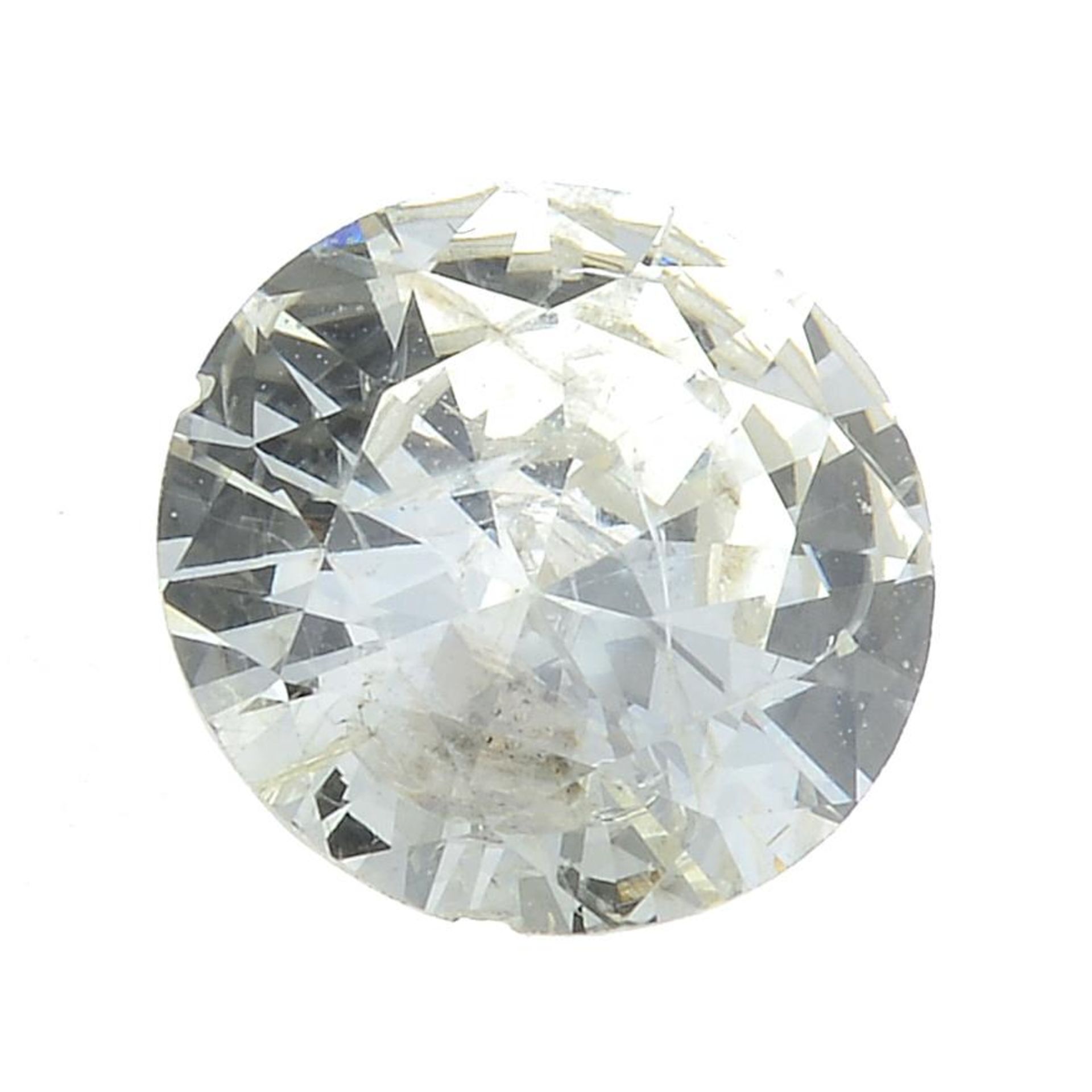 A brilliant-cut diamond.