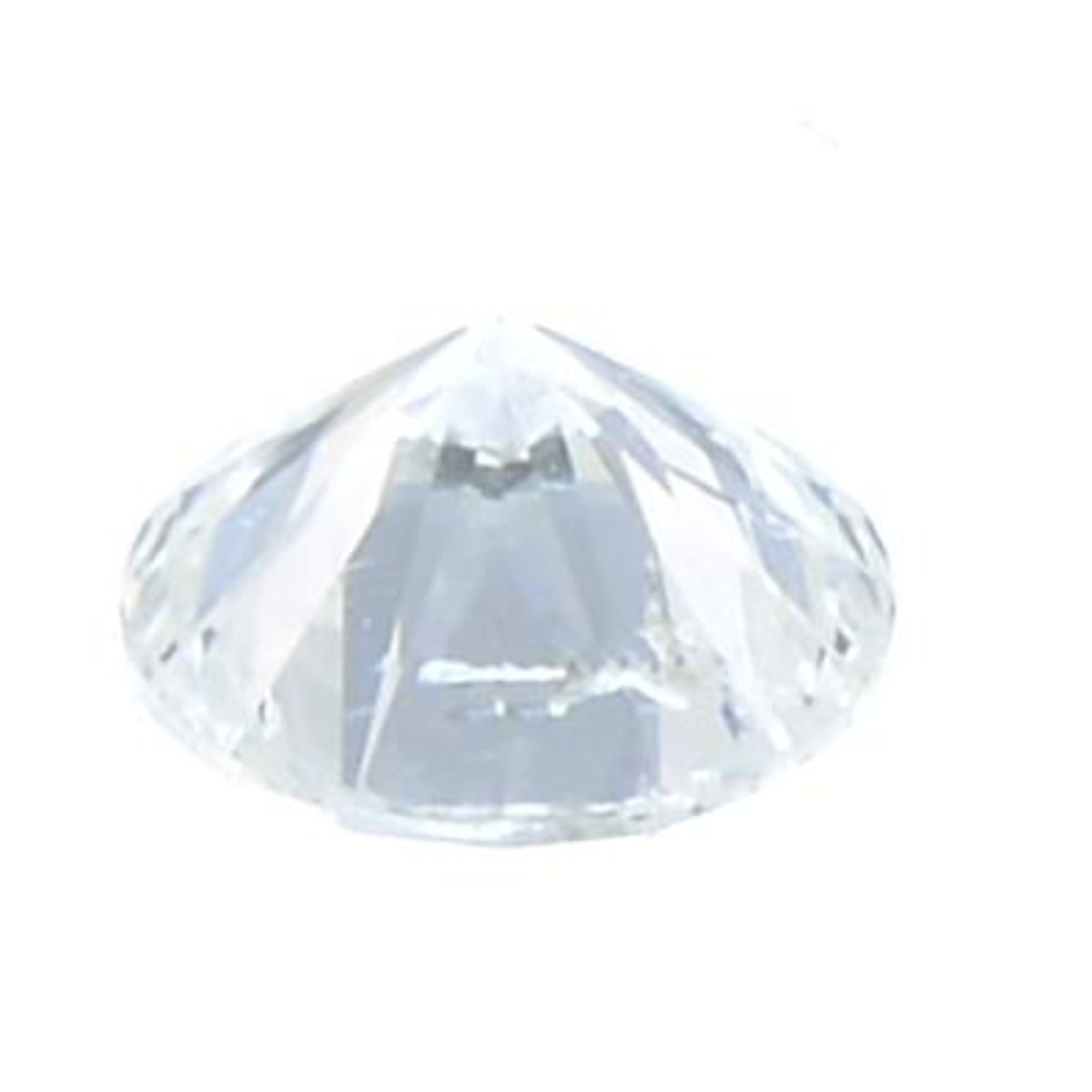 A round-brilliant cut diamond. - Bild 2 aus 2