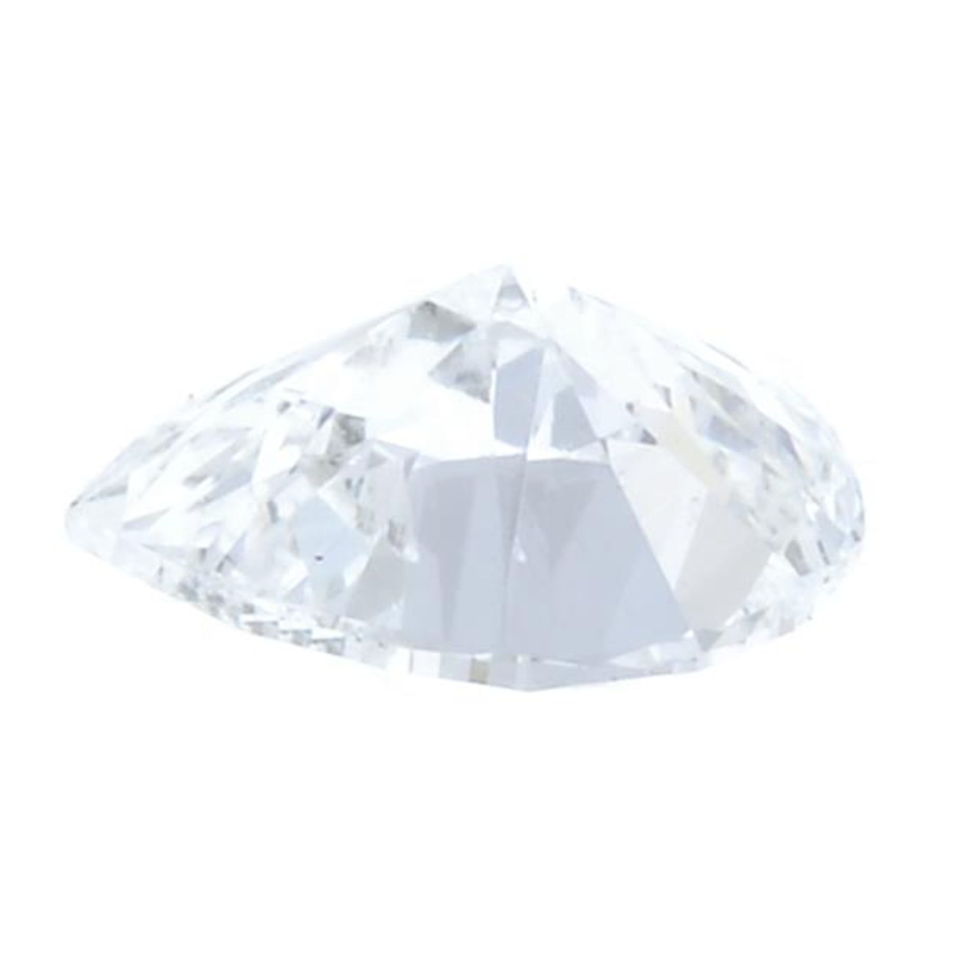 A pear-shape diamond. - Bild 2 aus 2