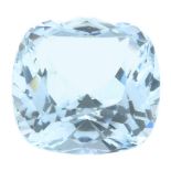 A square-shape aquamarine.