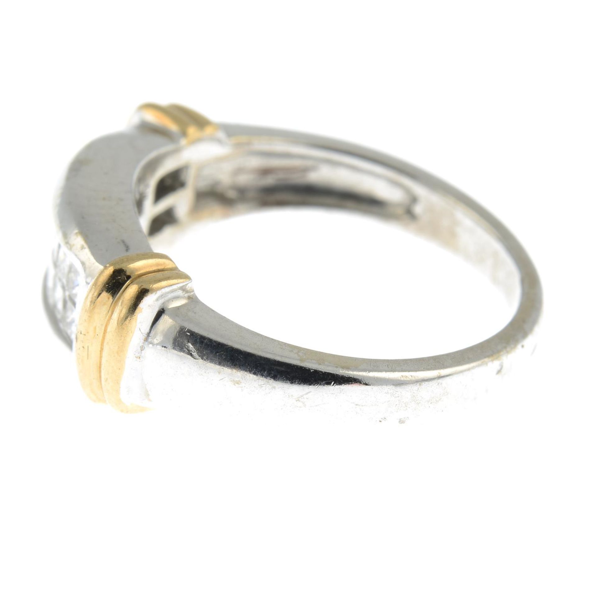 A 9ct gold pave-set diamond ring, - Image 2 of 3