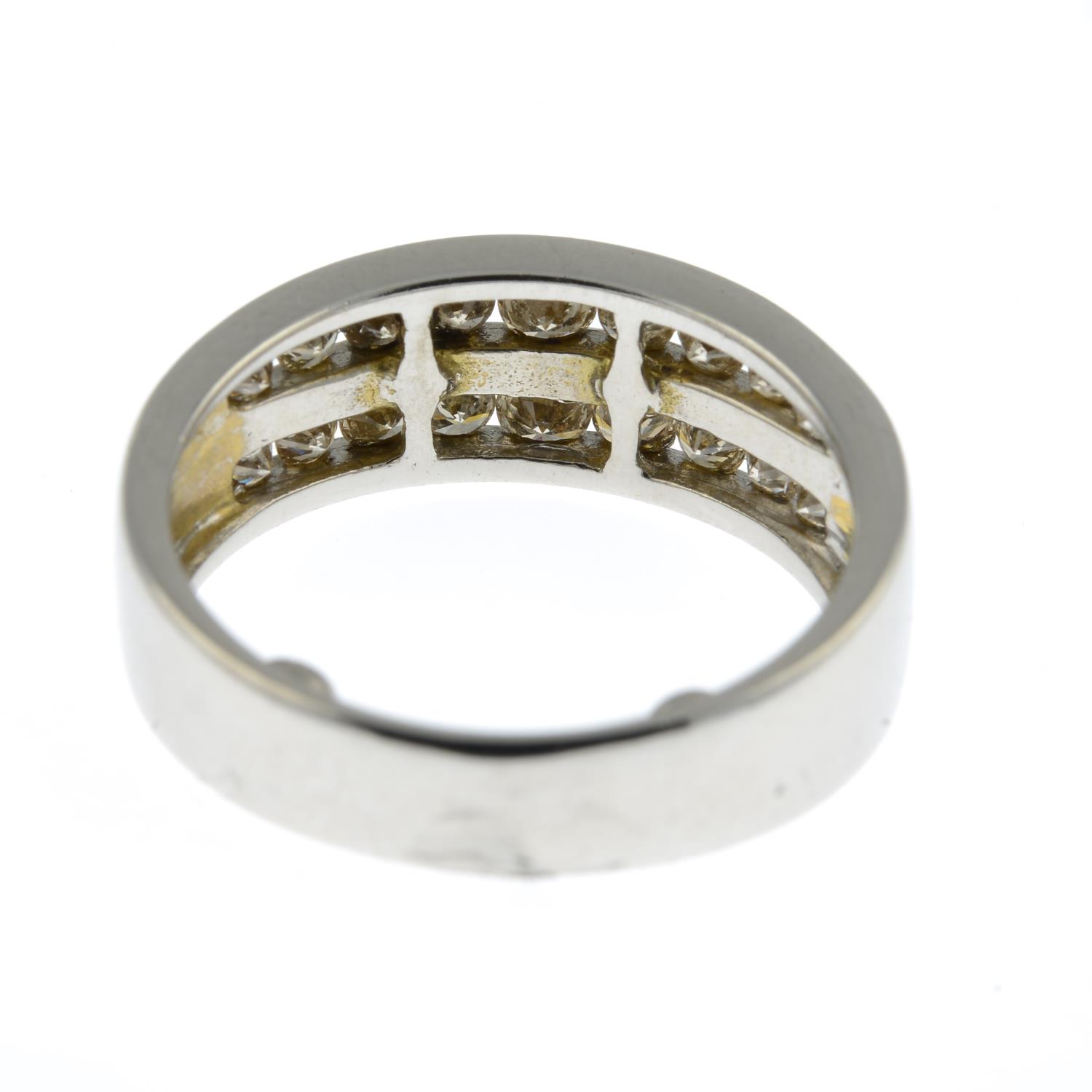 An 18ct gold diamond ring.Estimated total diamond weight 0.75ct. - Image 3 of 3