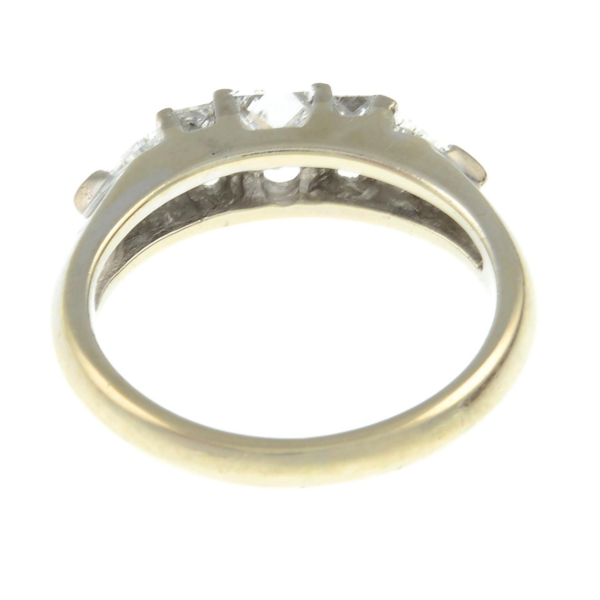 A diamond dress ring.Esitmated total diamond weight 0.75ct, - Image 2 of 2