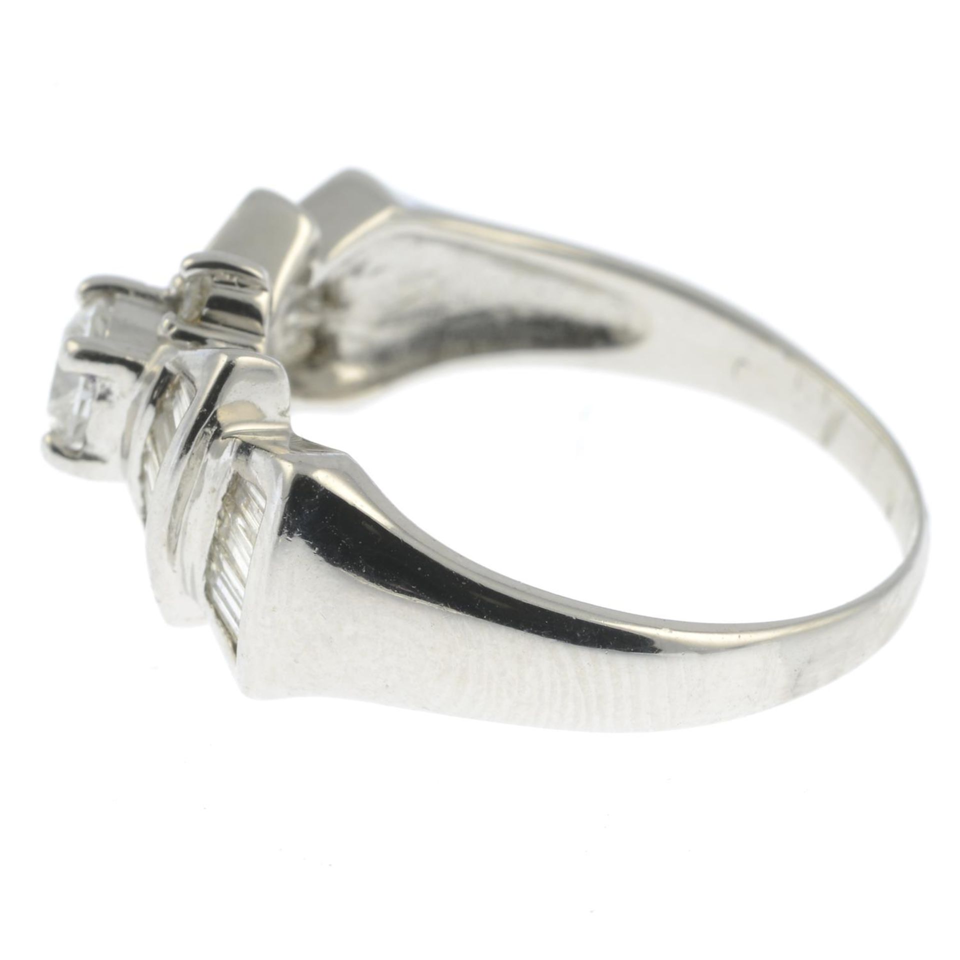 A vari-cut diamond dress ring.Estimated total diamond weight 0.70ct, - Image 2 of 4