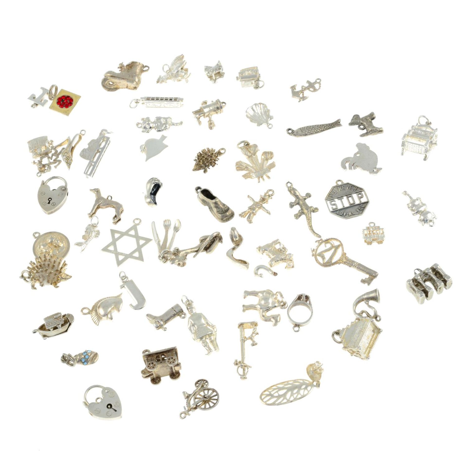 A selection of charms, - Image 2 of 2