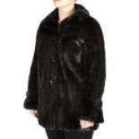 A black mink jacket.