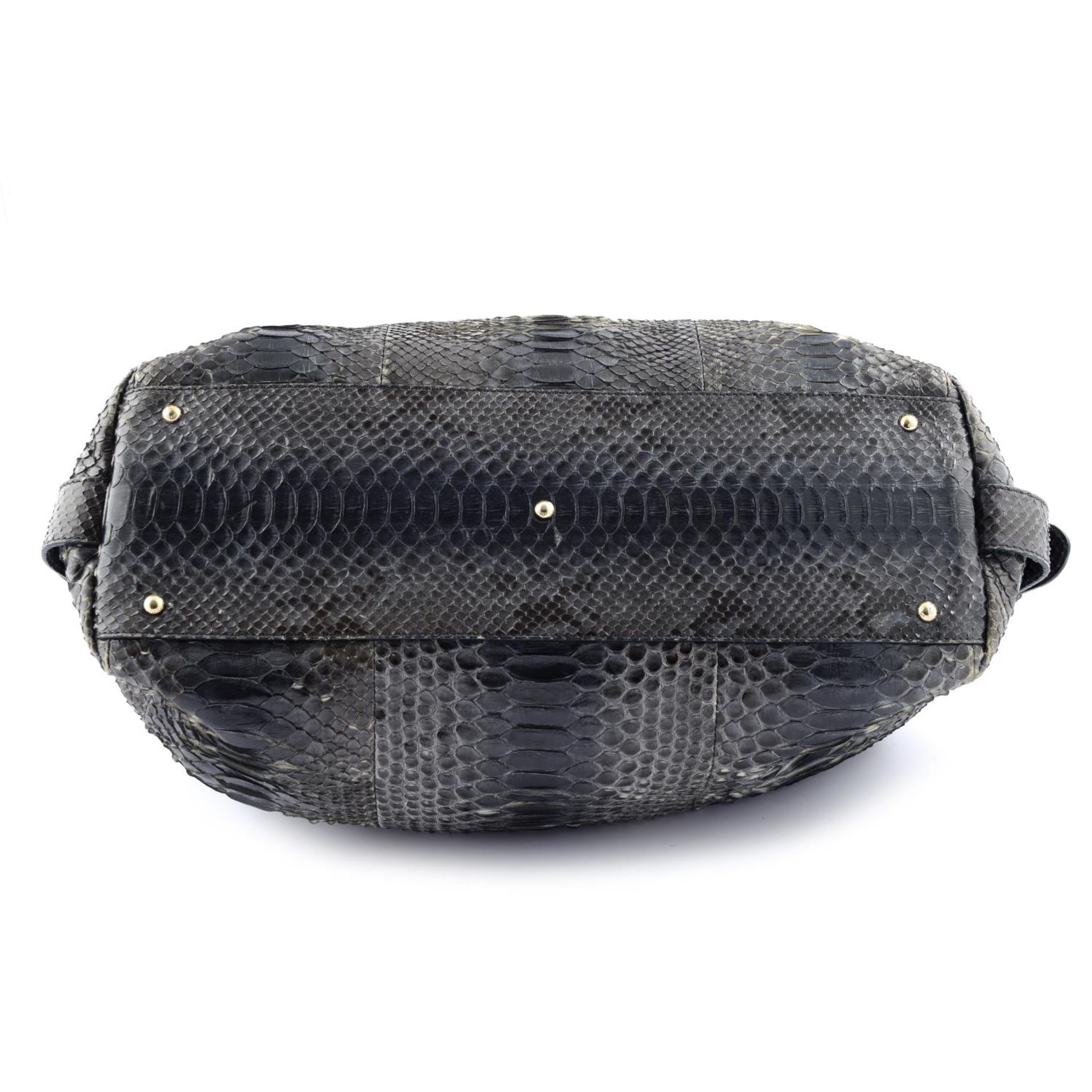 ARMANI - a python skin hobo handbag. - Bild 4 aus 7