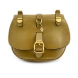 GUCCI - a vintage saddle handbag.