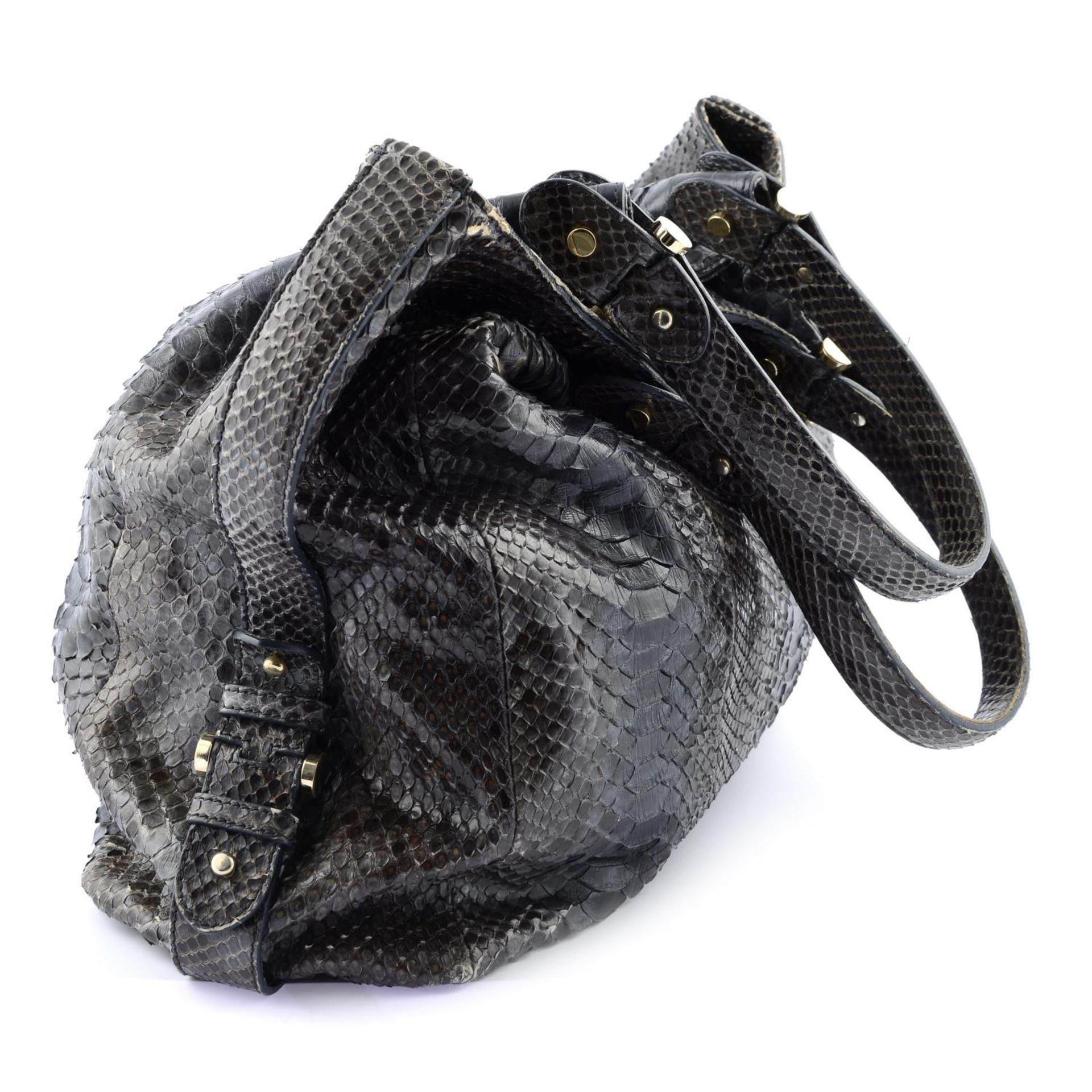 ARMANI - a python skin hobo handbag. - Bild 3 aus 7