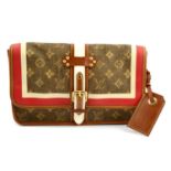 LOUIS VUITTON - a Monogram Tisse Porte Rayures shoulder bag.