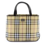 BURBERRY - a Nova Check handbag.