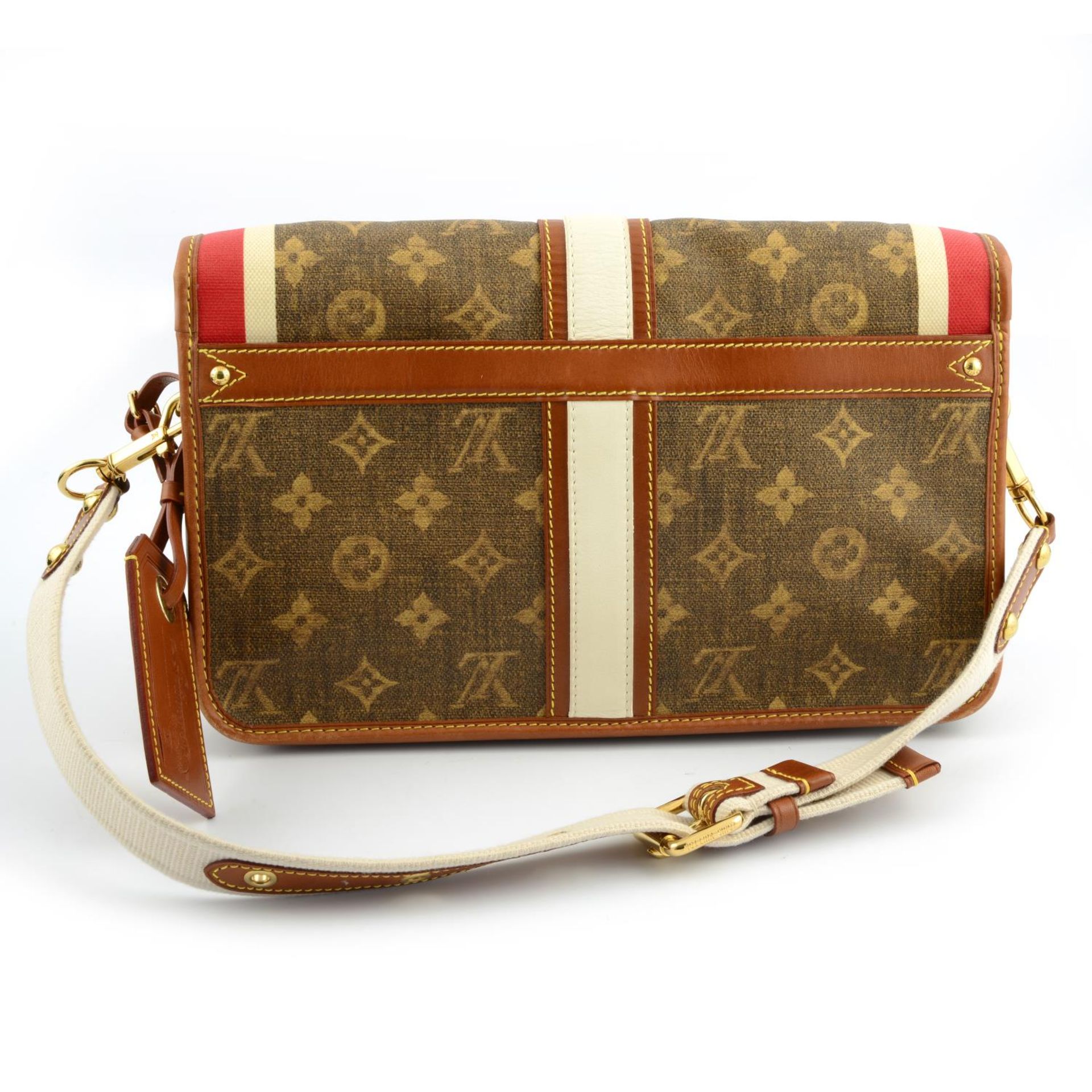 LOUIS VUITTON - a Monogram Tisse Porte Rayures shoulder bag. - Bild 2 aus 5