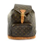 LOUIS VUITTON - a Monogram Montsouris GM backpack.