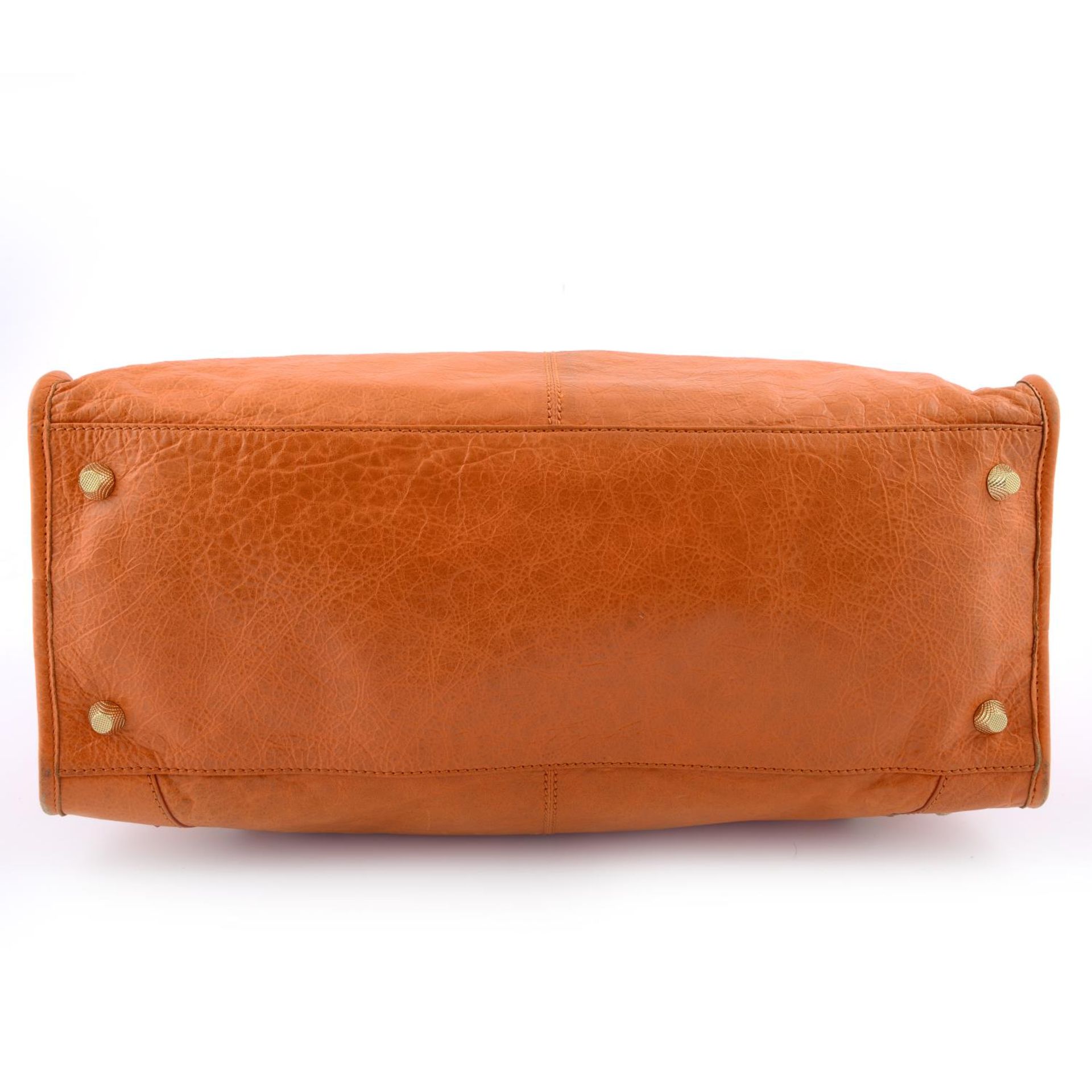 BALENCIAGA - an orange Giant Work handbag. - Bild 6 aus 7
