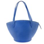 LOUIS VUITTON - a blue Epi Saint Jacques GM handbag.