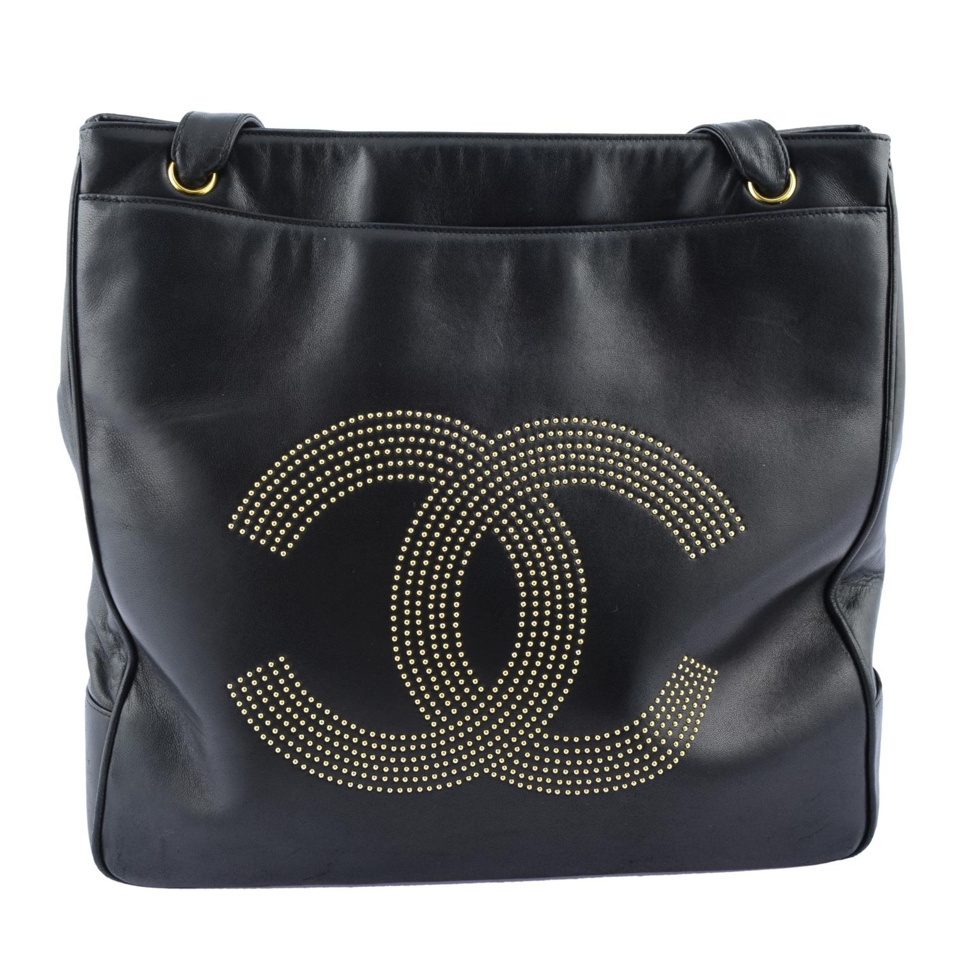 CHANEL - a CC leather tote.
