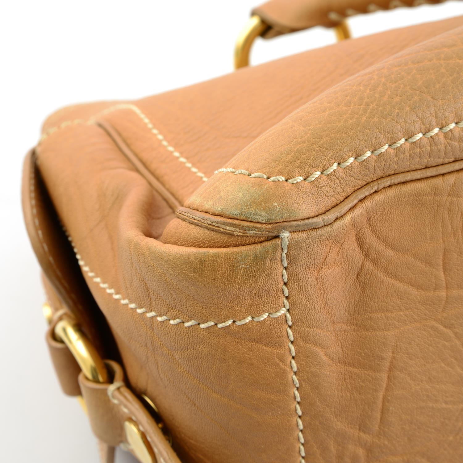 CÉLINE - a caramel Boogie Front Pocket handbag. - Image 5 of 6