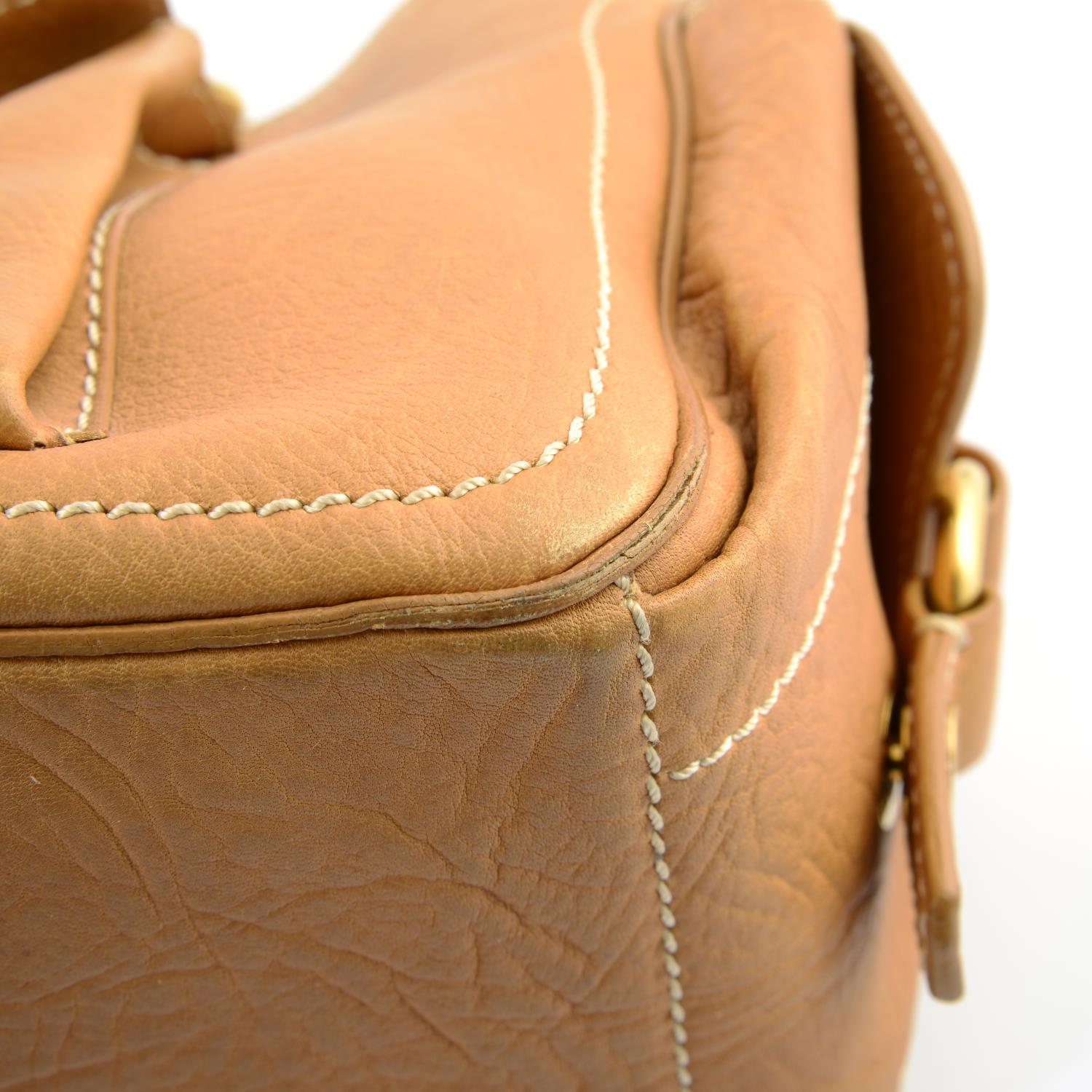 CÉLINE - a caramel Boogie Front Pocket handbag. - Image 6 of 6