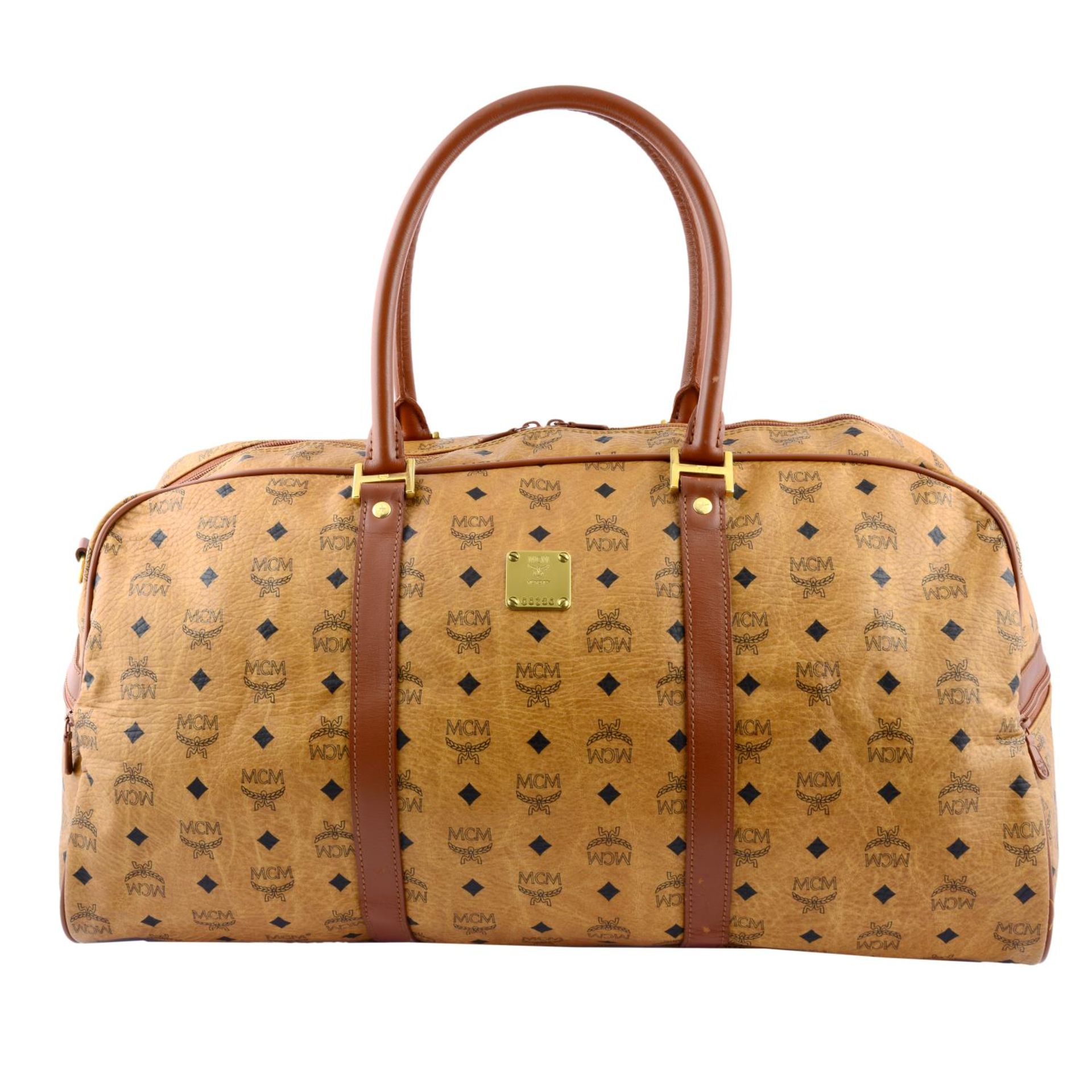 MCM - a weekend travel bag.