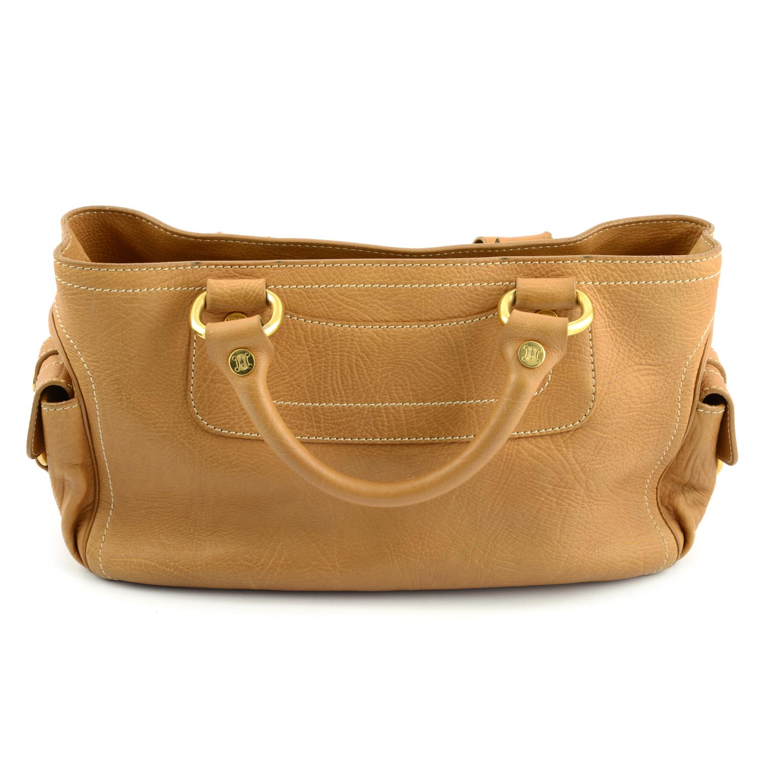 CÉLINE - a caramel Boogie Front Pocket handbag. - Image 2 of 6