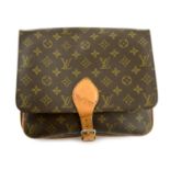 LOUIS VUITTON - a vintage Monogram Cartouchière GM handbag.