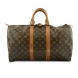 LOUIS VUITTON - a Keepall 45 luggage bag.