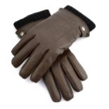 COACH - a pair of men's leather gloves.