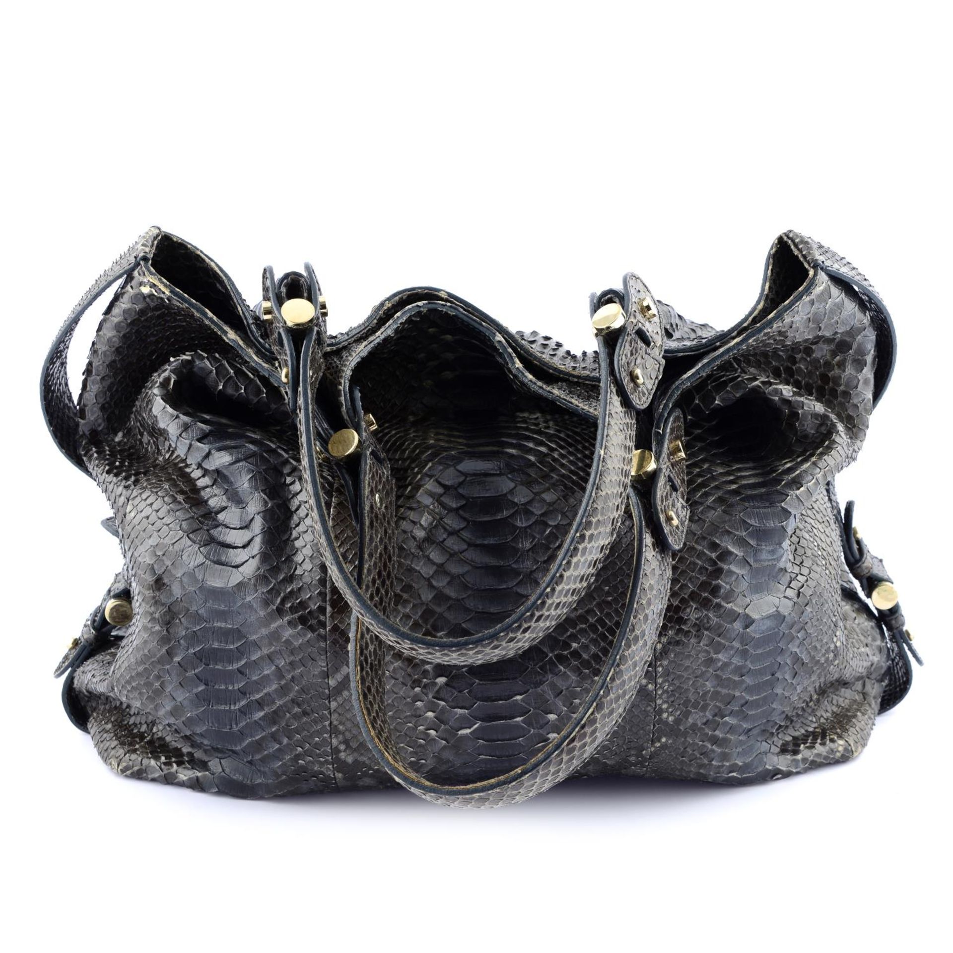 ARMANI - a python skin hobo handbag. - Bild 2 aus 7