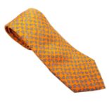 HERMÈS - a silk tie.